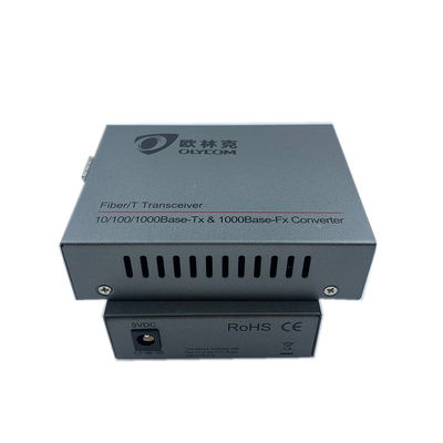 Конвертер 10/100/1000M средств массовой информации волокна LC SFP POE одиночного режима для камер IP