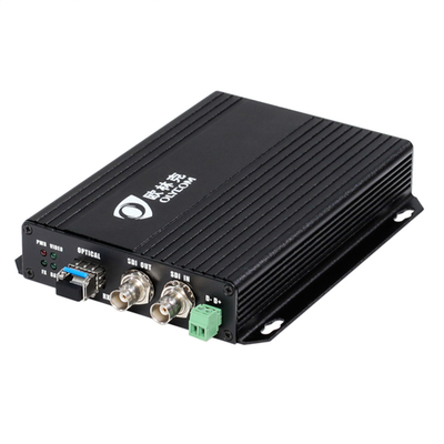 Входной сигнал 12V волокна 1310 LC наполнителя волокна данным по HD-SDI RS485 видео-/1550nm 20Km