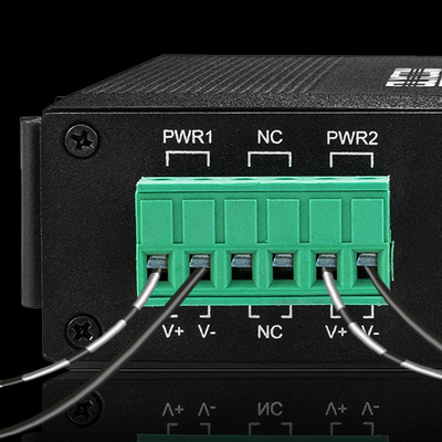 3 гаван мини бюджет DC48V переключателя 100/1000Mbps 60W POE волокна локальных сетей рельса Din
