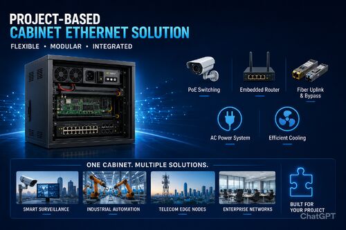 последний случай компании о A Project-Based Cabinet Ethernet Solution