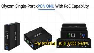 Olycom Industrial Gigabit однопортовый xPON PoE ONU