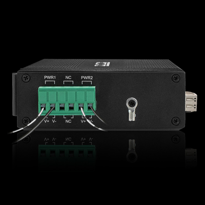 DC48V PoE Fiber Switch 4 Port Industrial Gigabit SFP Ethernet для системы безопасности