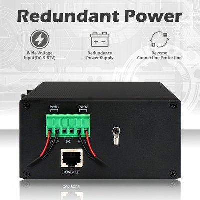 8 Port PoE Managed Switch 8 SFP 2.5G Fiber ERPS Ring L2 Управляемое использование на открытом воздухе