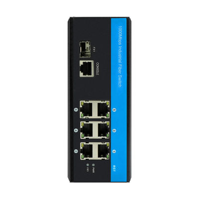 Промышленный управляемый коммутатор Ethernet 2,5G с оптоволоконной DIN-рейкой DC12V DC24V Поддержка CLI SNMP ERPS