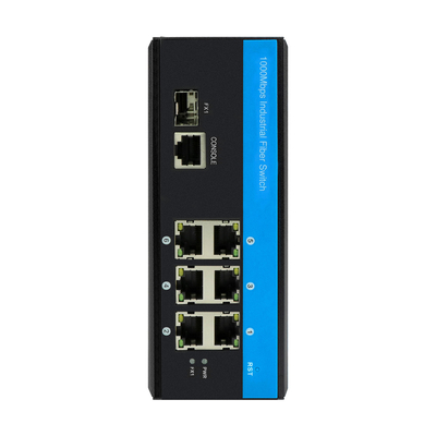 Управляемый гигабитный Ethernet Switch 2.5G Fiber Din Rail DC12V Поддержка CLI SNMP ERPS