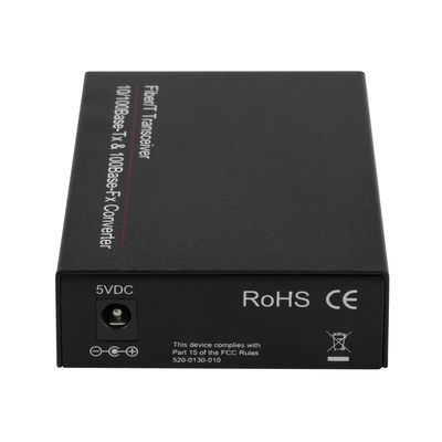 1G SFP Media Converter Гигабитные волоконно-оптические Ethernet неуправляемый мини размер черный DC5V