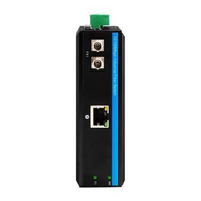 Мини-устойчивый преобразователь медиа Гигабитный Ethernet Неуправляемый ST волокно 30 км Двойной DC12V CE FCC