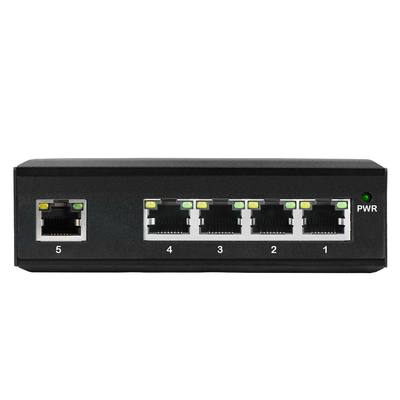 Зажженный 5-портный гигабитный неуправляемый Ethernet Switch Network Hub 120W PoE E-Mark подтвержден
