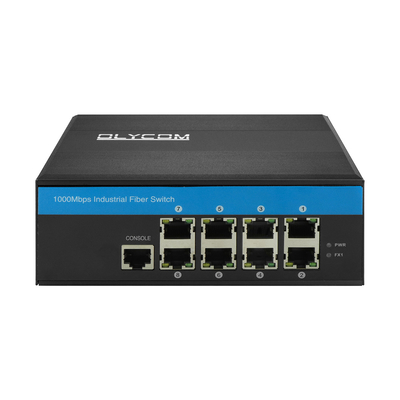 8 Port Managed PoE Switch Гигабитный Ethernet 240 Вт Активный POE Прочный корпус Чип Vitesse