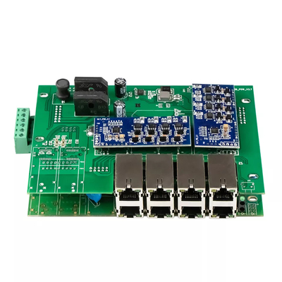 8 Port Managed PoE Switch Гигабитный Ethernet 240 Вт Активный POE Прочный корпус Чип Vitesse