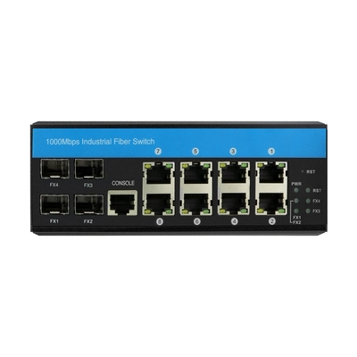 2.5G Lite Layer 3 Ring Managed Ethernet Switch 12 портов ERPS RSTP Din Rail установленный