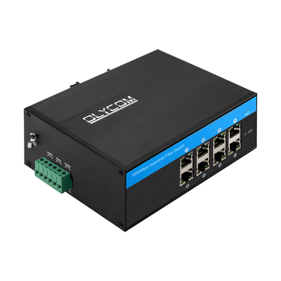 E-Mark Industrial Network Switch 8 Port Gigabit Ethernet Неуправляемая прочная динорель