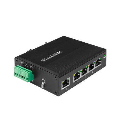 5 портов RJ45 Гигабитный неуправляемый промышленный коммутатор Ethernet с IP40 E-Mark и монтажом Din-Rail