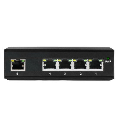 5 портов RJ45 Гигабитный неуправляемый промышленный коммутатор Ethernet с IP40 E-Mark и монтажом Din-Rail