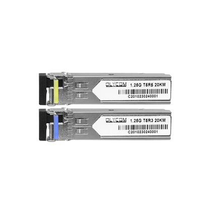 1.25G SFP Модуль Одномодный 1310nm/1550nm 20km Простой оптический приемопередатчик