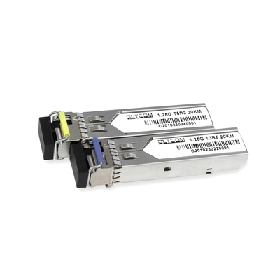 1.25G SFP Модуль Одномодный 1310nm/1550nm 20km Простой оптический приемопередатчик