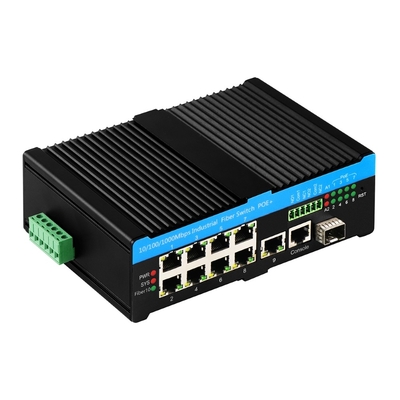 8 портов Gigabit PoE Managed Switch 802.3bt 90W с 1 SFP / Copper Uplink 480W Бюджет