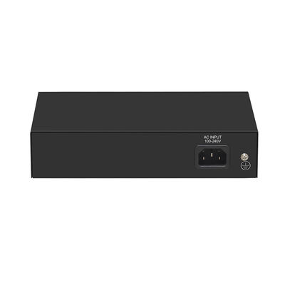 4 порта Gigabit Fiber Switch PoE Af/At 60W с 1 SFP/Copper Uplink коммерческого класса CE