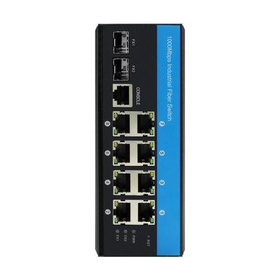 10 портов Gigabit POE Switch L2 управляемый чипсетом Vitesse Rugged Ethernet Switch