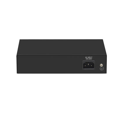 8-портовый PoE-коммутатор 10/100M Fast Ethernet VLAN, дальность PoE 250 метров, вход переменного тока, неуправляемый