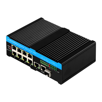 8 портов Ultra PoE L2 Managed Switch ERPS 2.5G Ring с 1SFP/RJ45 Uplink PoE Af/At/Bt