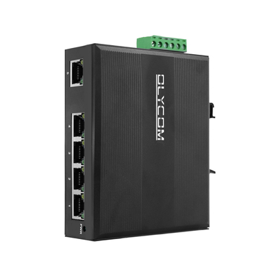 E-Mark 5 Port PoE Switch DIN Gigabit Ethernet 120W 15.4W/30W Неуправляемый CE