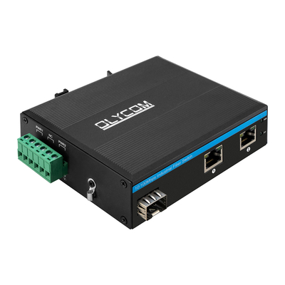 3 порта 10/100mbps Быстрый Ethernet Неуправляемый POE Fiber Media Converter для наружного использования