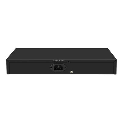 16-портовый PoE-коммутатор, расстояние PoE 250 метров, 10/100 Мбит/с, поддержка режима VLAN, бюджет 300 Вт, CE