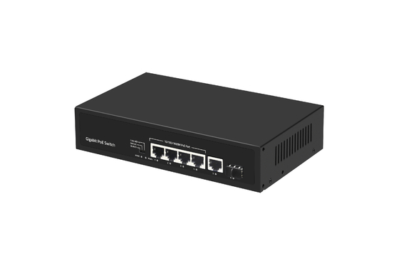 6 портов 10/100/1000mbps POE Fiber Switch с 4 портами