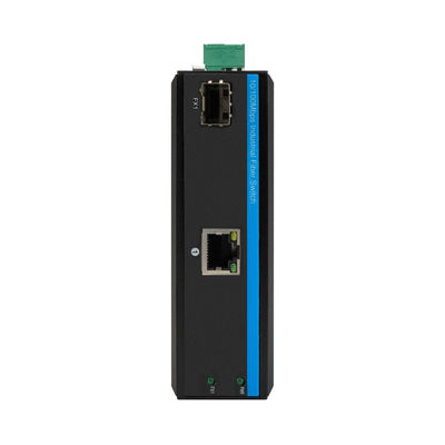 Внешний POE переключатель Fast Ethernet 2 порта 10/100Mbps 1 RJ45+1 волоконный sfp Fiber Media Converter