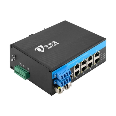 10 портов 2.5G SFP Bypass управляемый коммутатор промышленного волокна POE 8*10/100/1000mbps RJ45