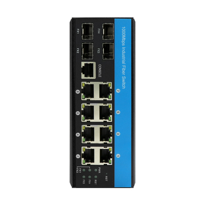 Промышленные коммутаторы POE Ethernet 4*1000 Base-X 8*10/100/1000Base-T Managed Network Switches