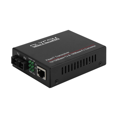 10/100mbps оптоволоконный приемник 1310nm Преобразователь средств массовой информации MM 2 км