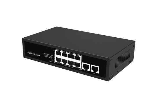 8 портов полный гигабит PoE сетевой коммутатор поддержка Vlan PoE расширение 120 Вт бюджет