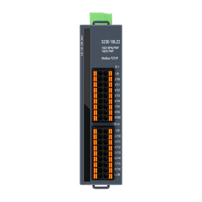 3 порта RJ45, модуль ввода/вывода ПЛК Modbus-TCP/IP с 16DI+16DO и блоком питания 24 В постоянного тока для промышленного управления