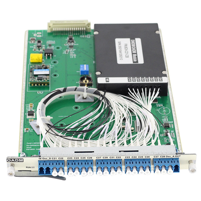 8 портов оптический добавление и удаление мультиплексирующей карты OADM CWDM DWDM C21 ~ C28