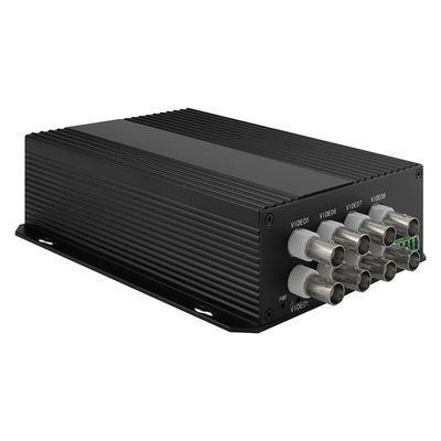 Оптический преобразователь данных видеонаблюдения CCTV 8 портов SECAM совместим с SC/ST/FC
