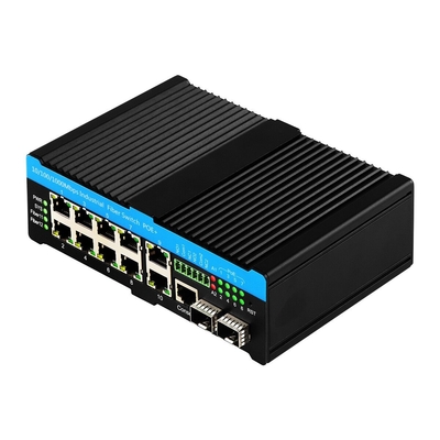 8 портов 2.5G Промышленный коммутатор POE, 90w Сеть POE++ Управляемый коммутатор