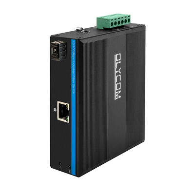 Mini 2 Port 10/100mpbs Fiber Media Converter с коммутатором Ethernet LC 1RJ45+1SFP для наружного использования