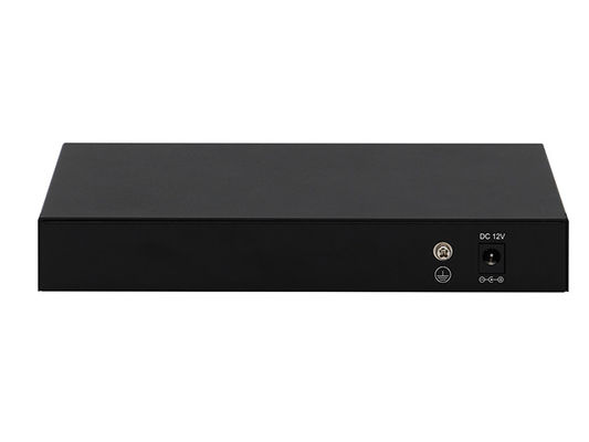 8 портов 2.5G сетевой коммутатор Неуправляемый 10G волоконный DC12V без вентилятора Авто адаптивная скорость