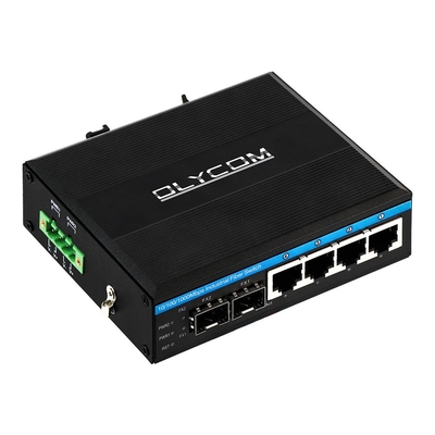 10/100/1000mbps Гигабит управляемый POE переключатель с 2 SFP слотом din rail Ethernet переключатель