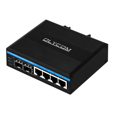 10/100/1000mbps Гигабит управляемый POE переключатель с 2 SFP слотом din rail Ethernet переключатель