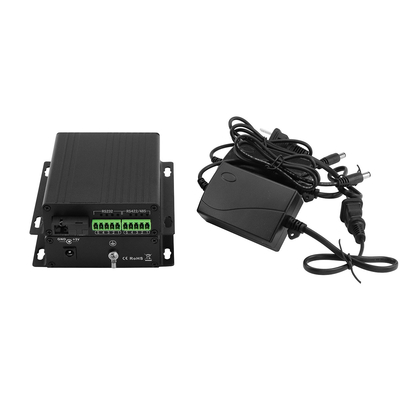 Промышленный медиаконвертер RS485 RS422 последовательного интерфейса, 40 км, одножильное волокно, 1310/1550 нм, CE