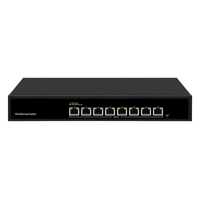 8 портов 10G Ethernet Switch Неуправляемая скорость автоматического обнаружения