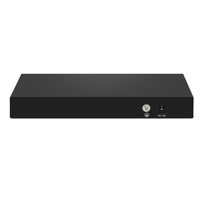 8 портов 10G Fiber Switch 1G 2.5G Соответствующий неуправляемым DC12V Ввод на базе Realtek