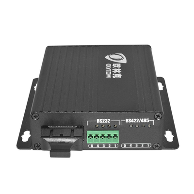Промышленный DIN-Rail RS485 RS422 RS485 Серийные данные на волоконный преобразователь Волоконный оптический модем