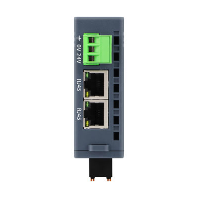 Modbus TCP/IP Slave I/O Module 24VDC 2 RJ45 16 Порт DI DO Din Rail NPN PNP соединение