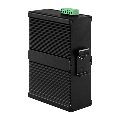 8-портный PoE Gigabit Ethernet Switch L2 Управляемый с входом DC48V и степенью защиты IP40