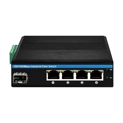 4-портный солнечный коммутатор PoE IM-FP144BGE 100/1000M Волокно 120W Двойной вход DC12V/DC24V/DC48V