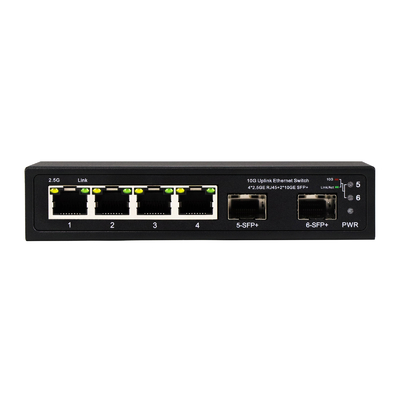 10g Ethernet switch неуправляемый 4 порта 2.5G Ethernet switch с 10G SFP+ портами